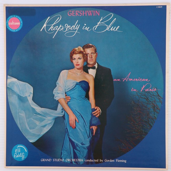 Grand Studio Orchestra, Rhapsody In Blue / An American In Paris LP Record C8029 - Picture 1 of 16